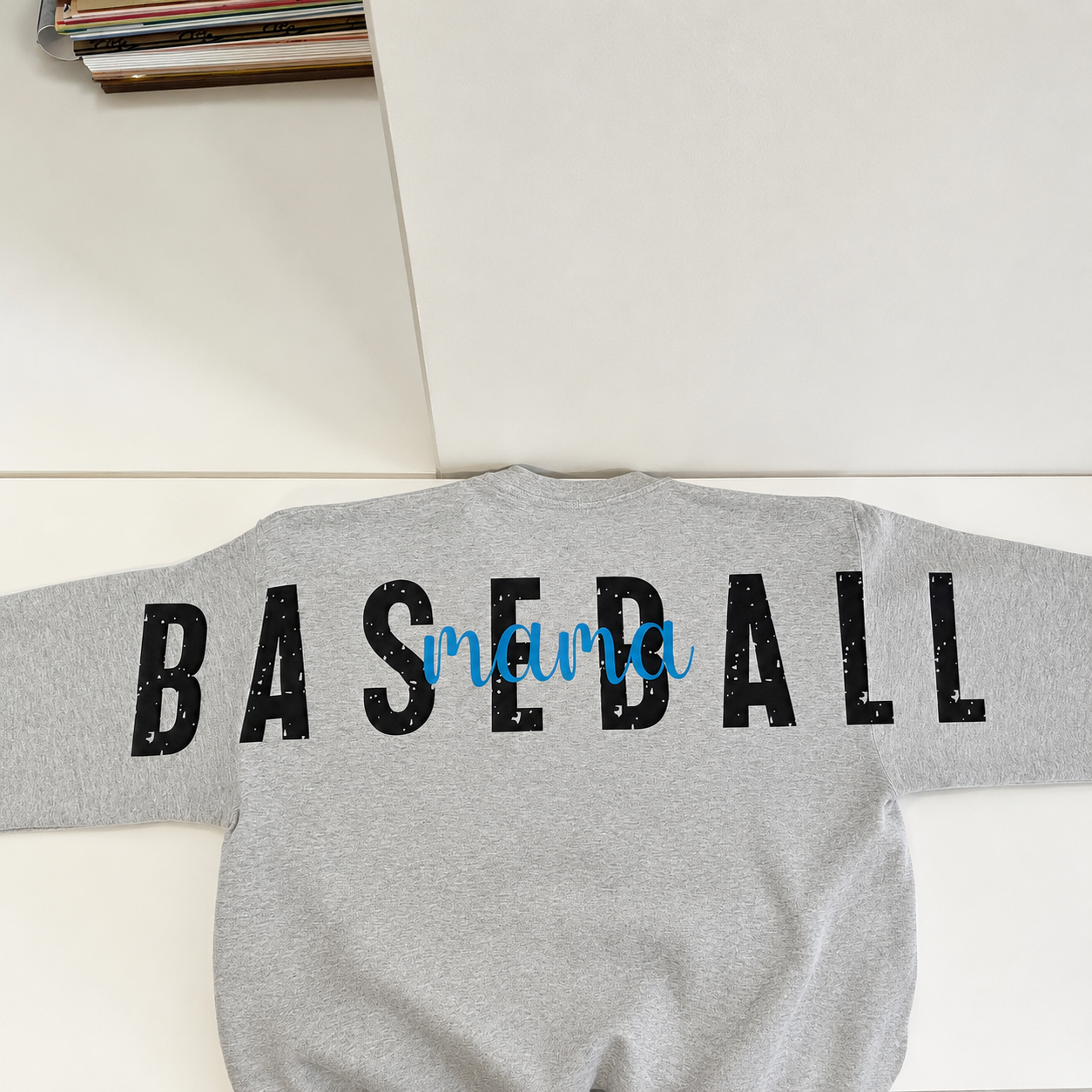 Distressed Baseball Mama Crew