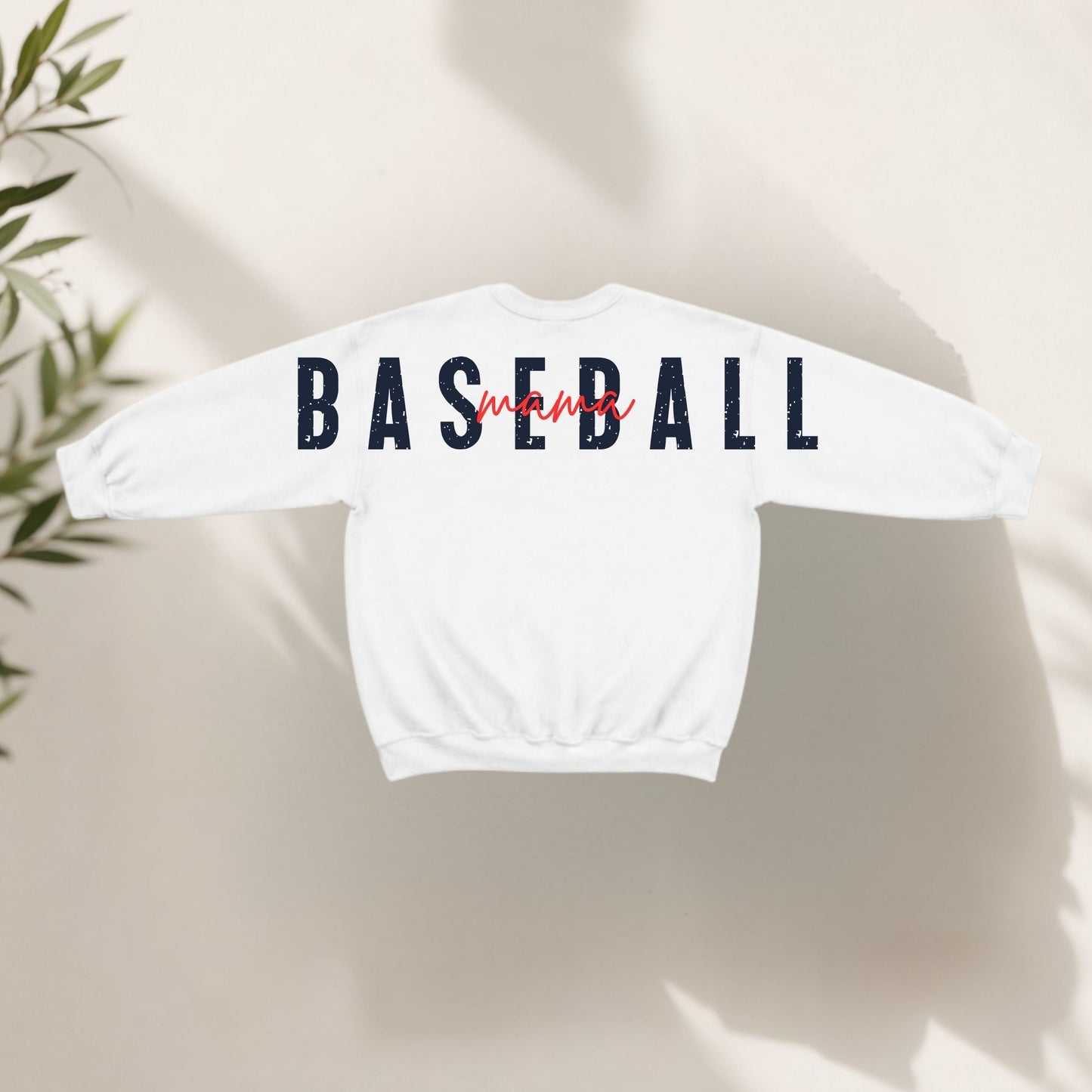 Distressed Baseball Mama Crew