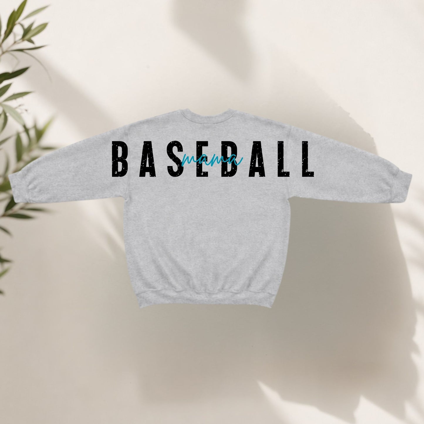Distressed Baseball Mama Crew