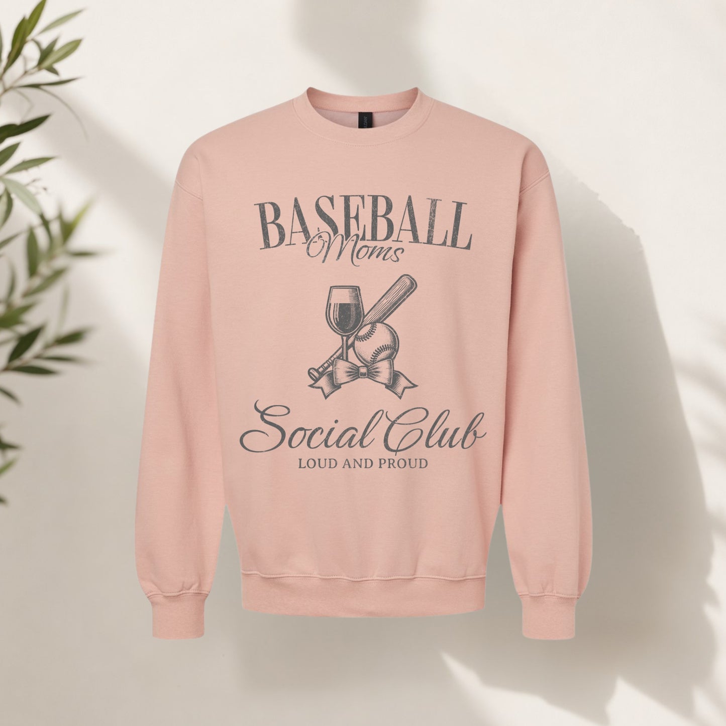 Baseball Moms Social Club Crewneck