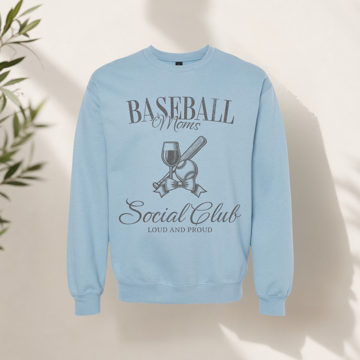 Baseball Moms Social Club Crewneck