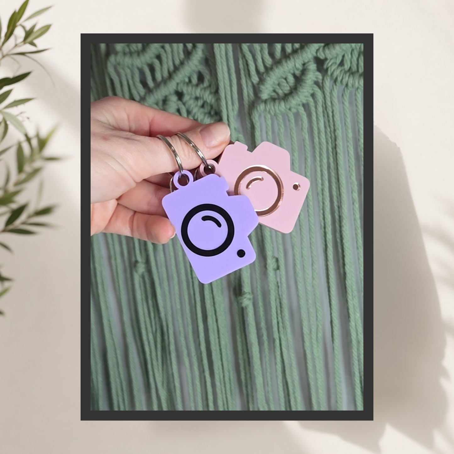 Custom NFC Acrylic Business Keychain